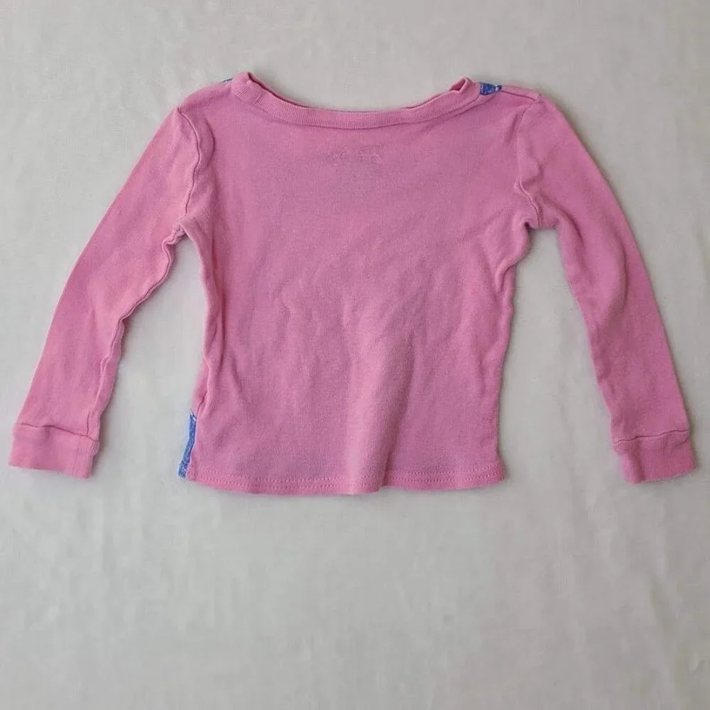 Ms. Rachel 2T Pink Long Sleeve Shirt Printed Overalls Dream Big Cloud Graphic - Picture 6 of 10